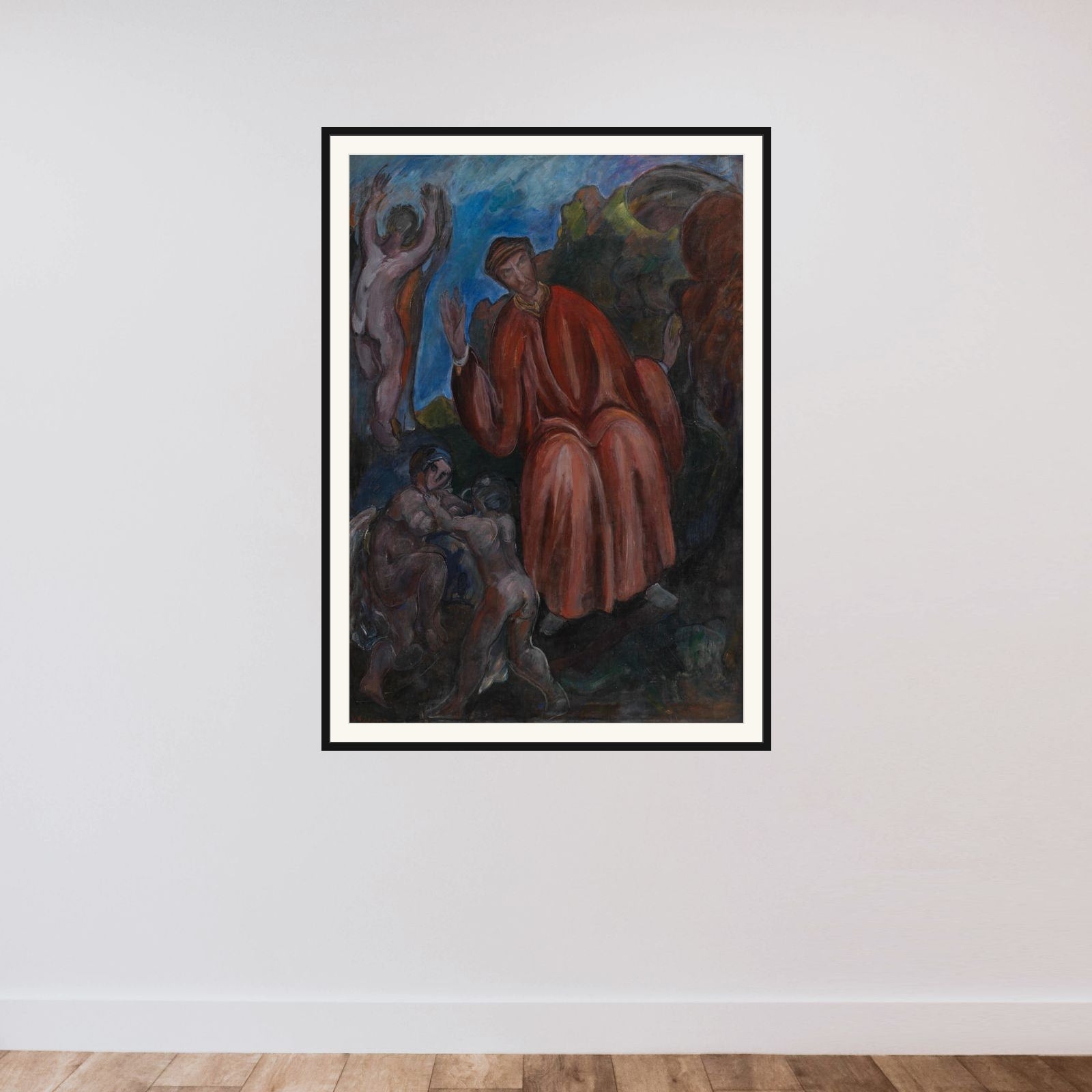 Dante. Profeter, Opus I framed — shown to scale