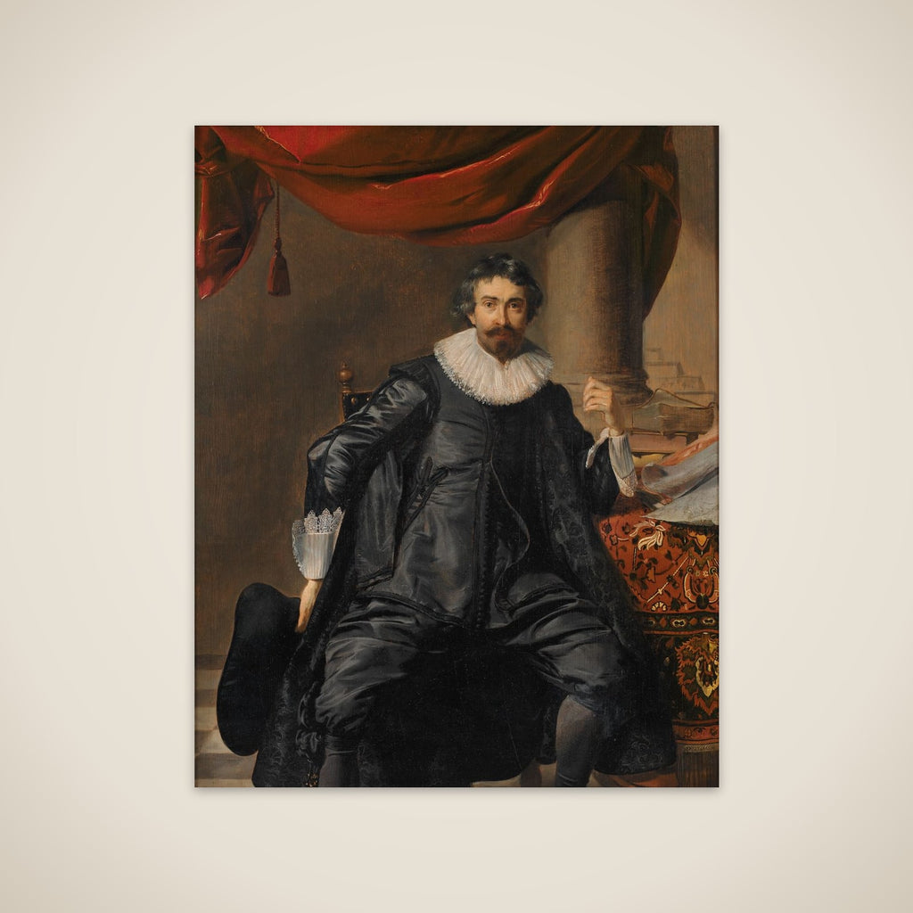 Mandsportræt unframed print