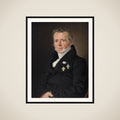 Portræt af naturvidenskabsmanden H.C. Ørsted framed