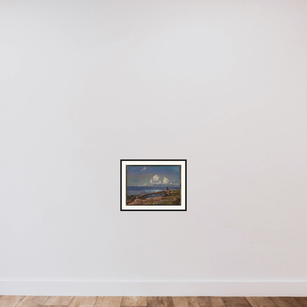 Strand ved Refsnæs framed — shown to scale