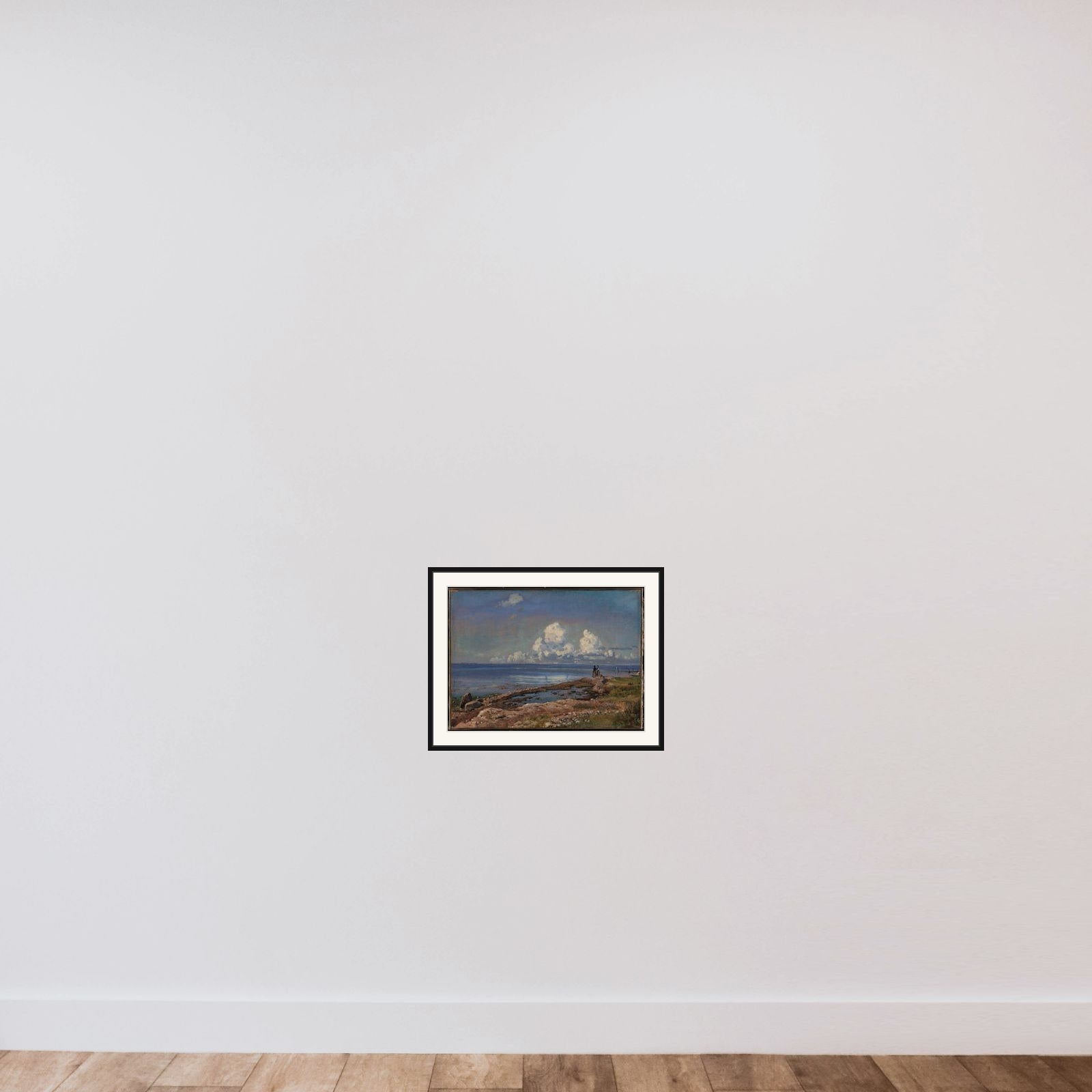 Strand ved Refsnæs framed — shown to scale