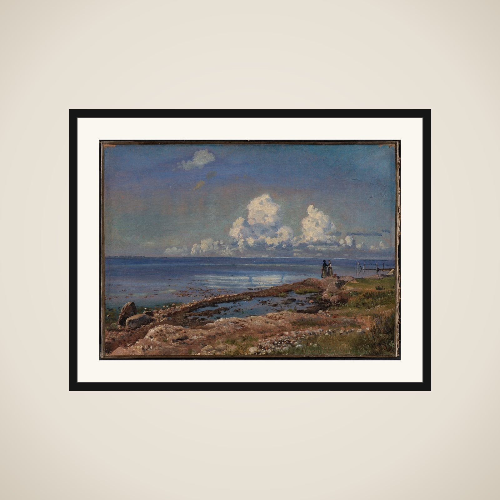 Strand ved Refsnæs framed