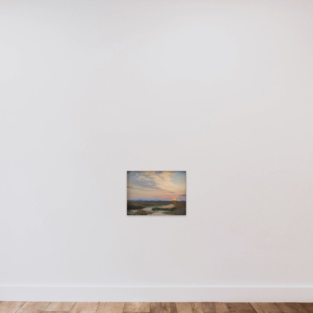 Aftenstemning fra Skagen unframed — shown to scale