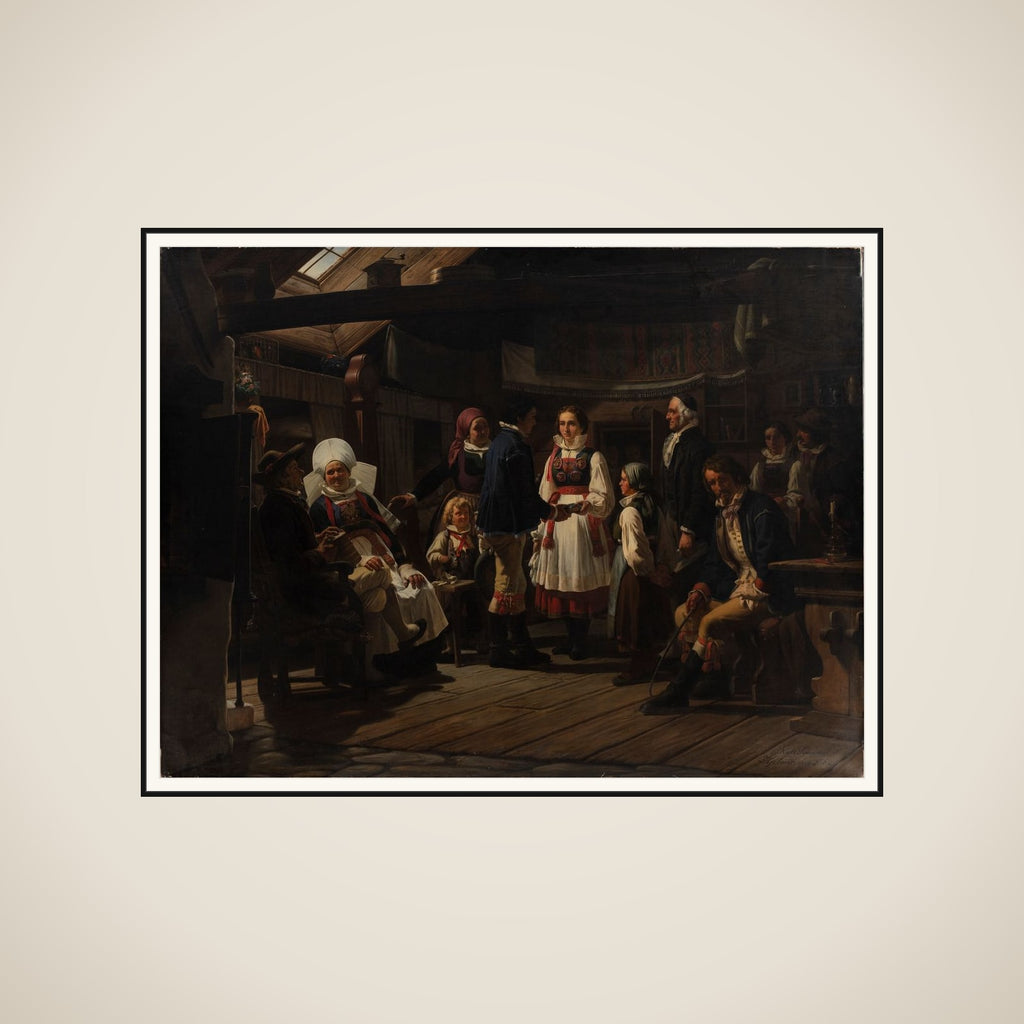 En trolovelse i Herrestad i Skåne framed