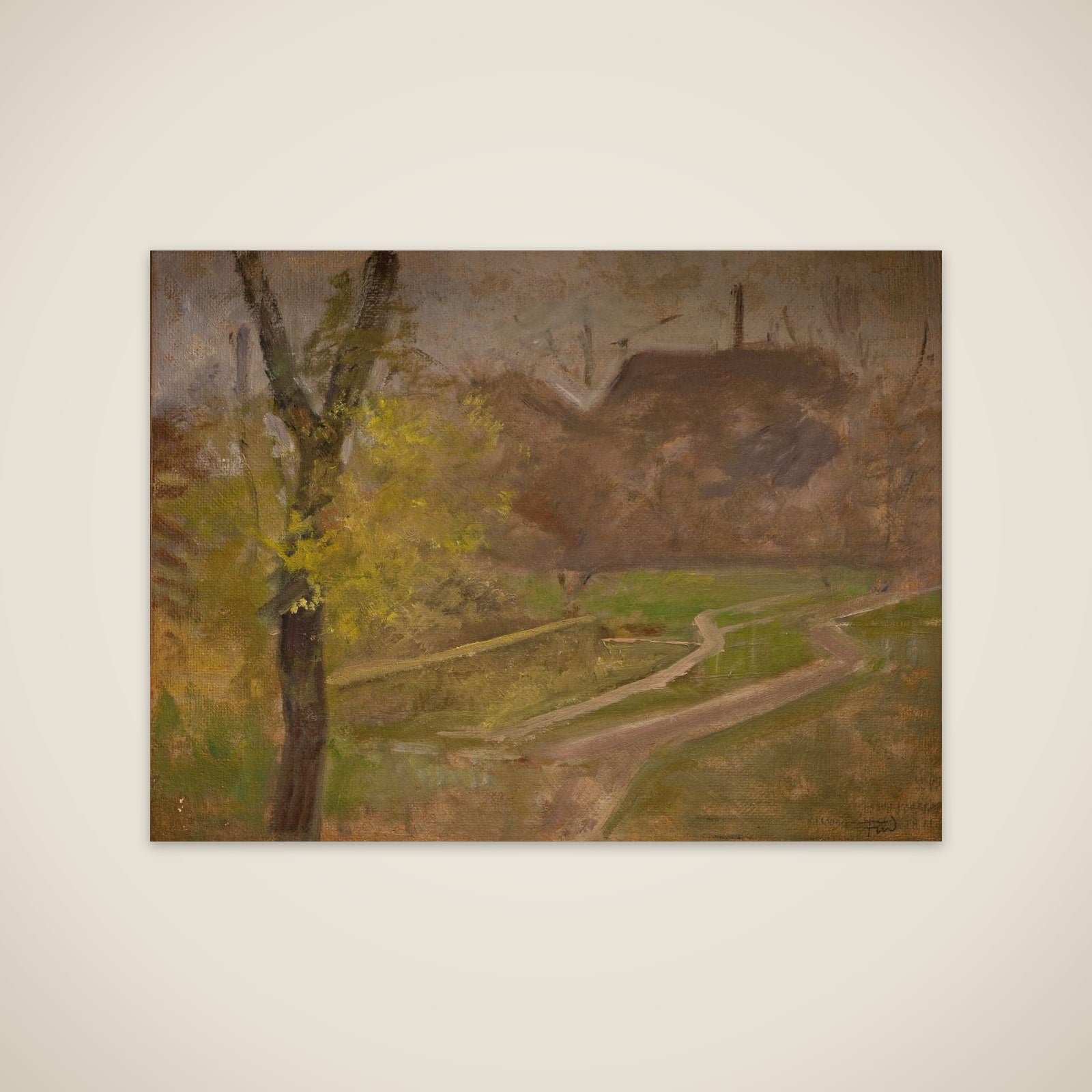 De døvstummes have. Paris unframed print