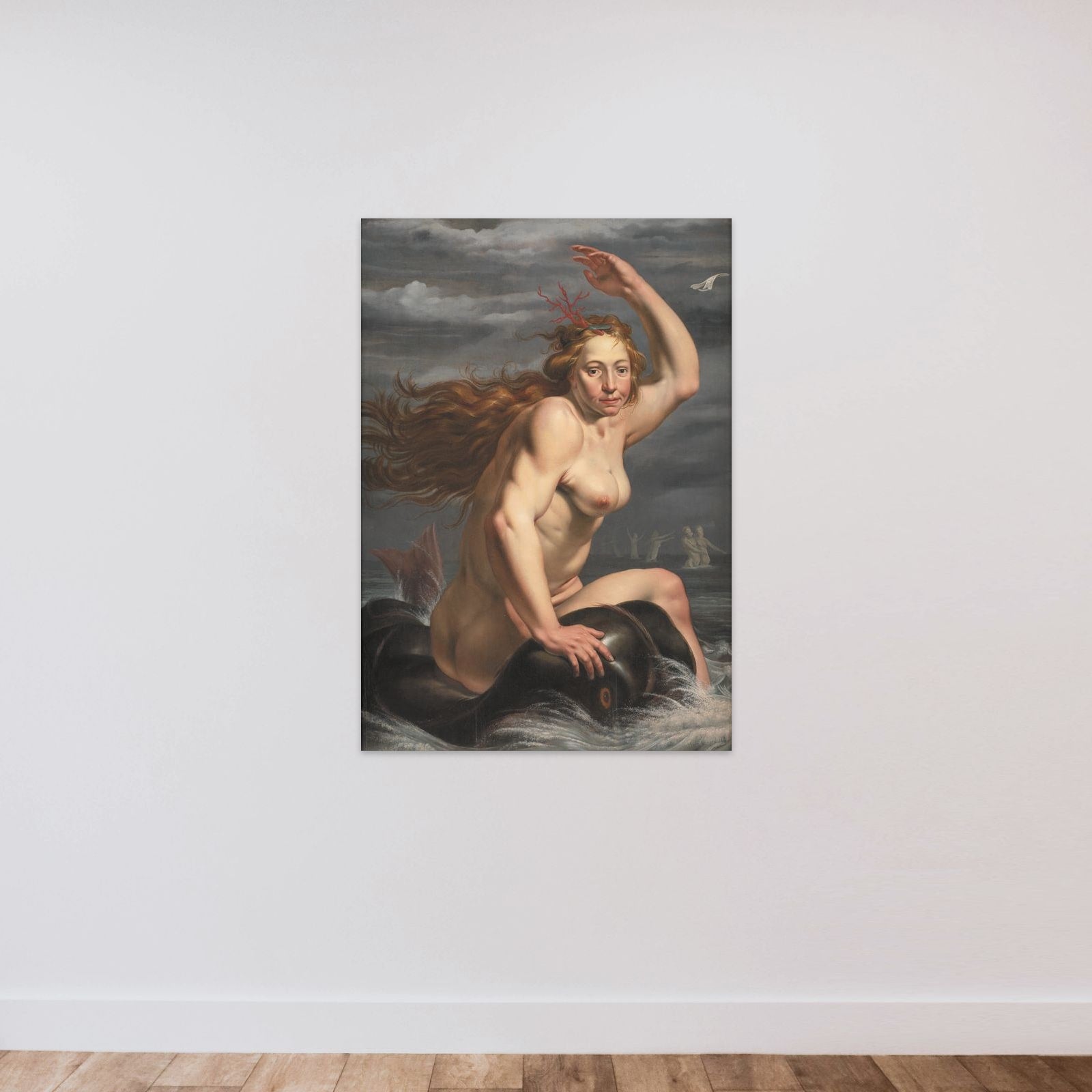 Galathea unframed — shown to scale