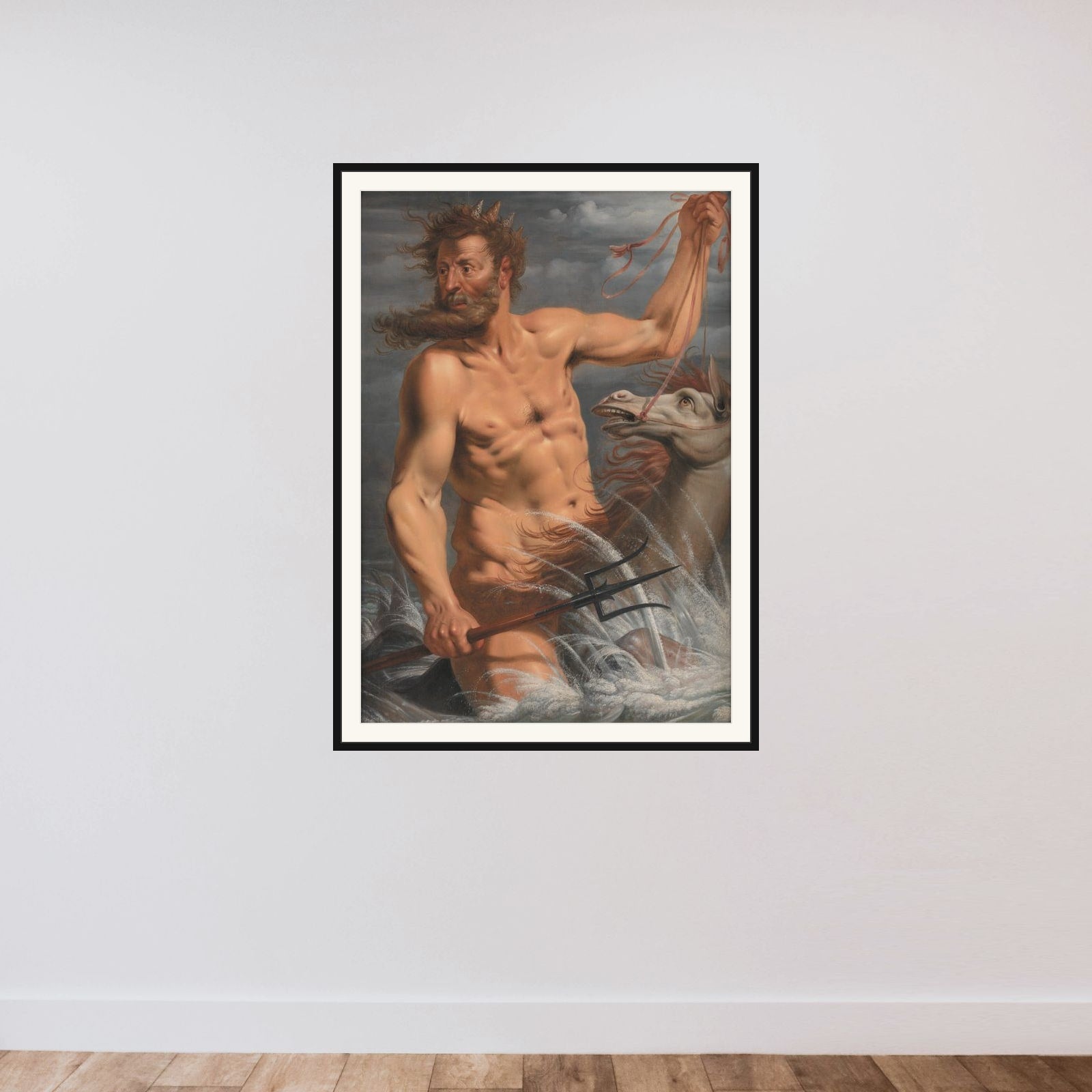 Neptun framed — shown to scale
