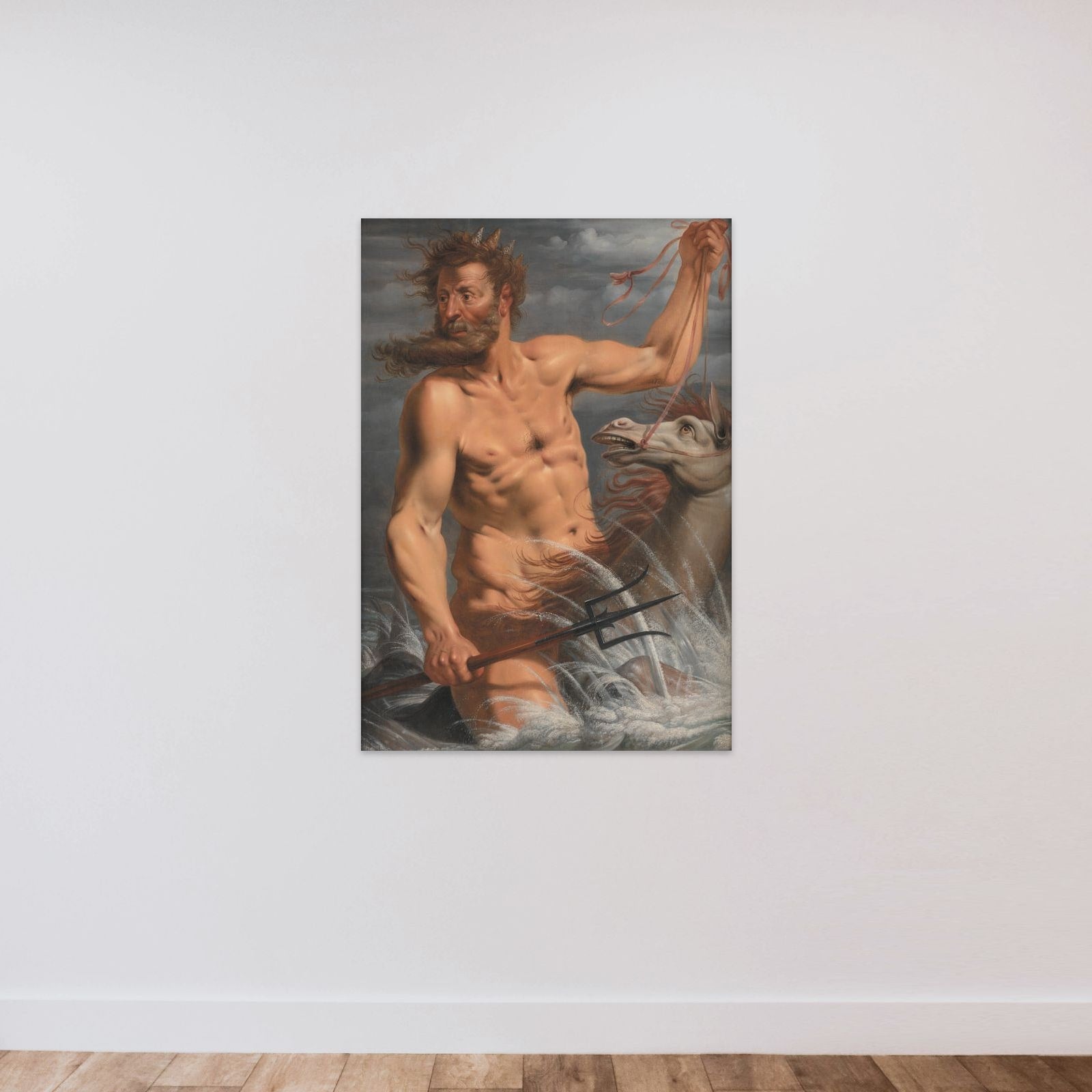 Neptun unframed — shown to scale