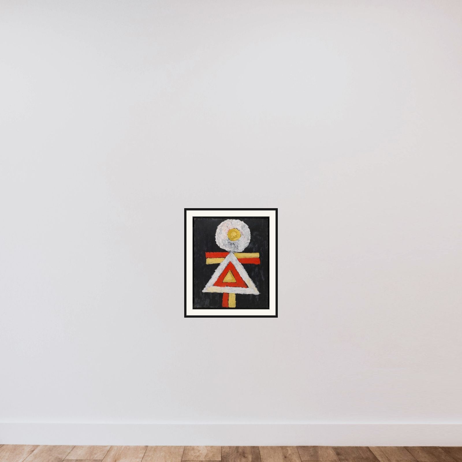 Geometric Figure framed — shown to scale