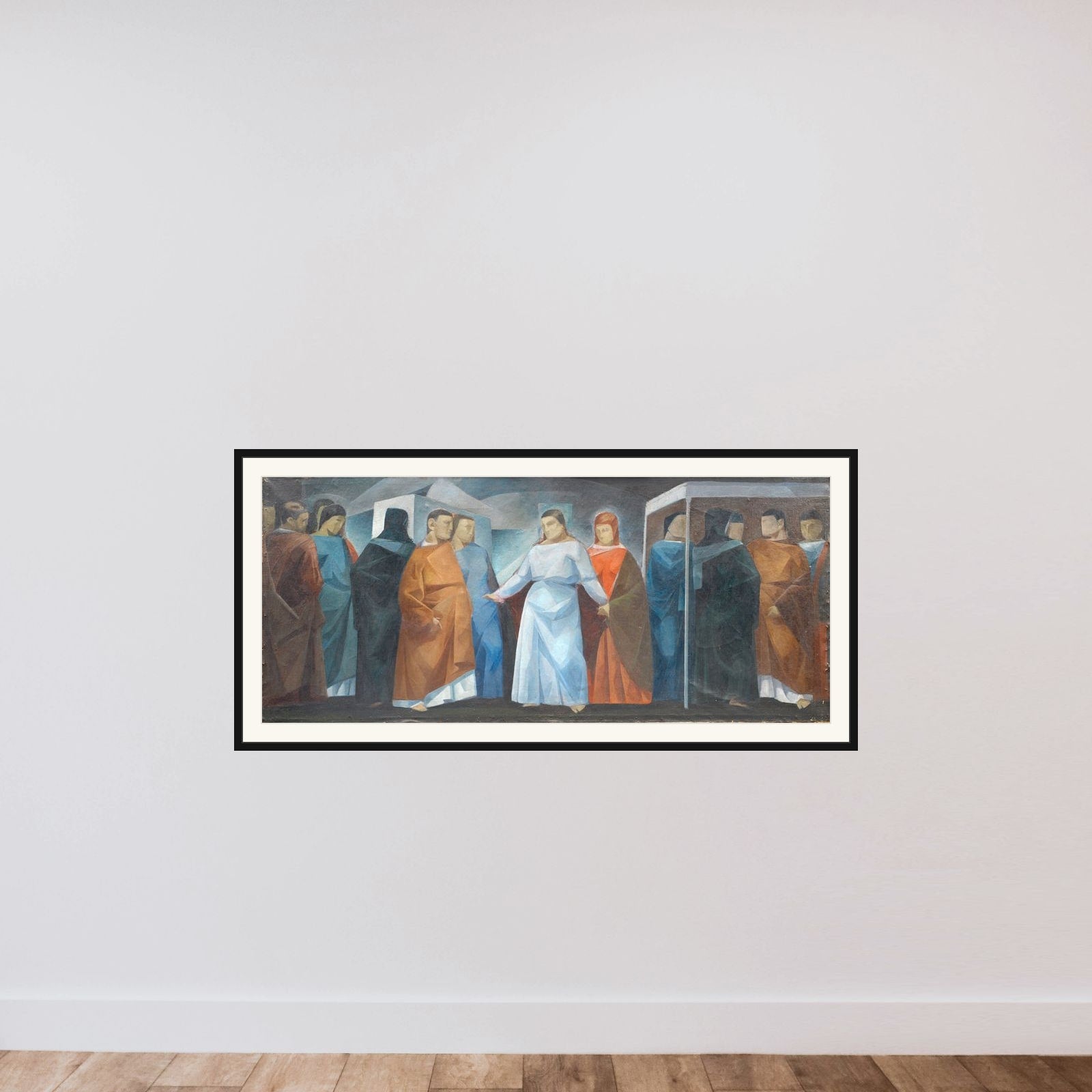 Det himmelske bryllup. Emmanuel Sweborg: Amore Conjugiali framed — shown to scale