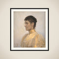Portræt af Marie Oppermann framed
