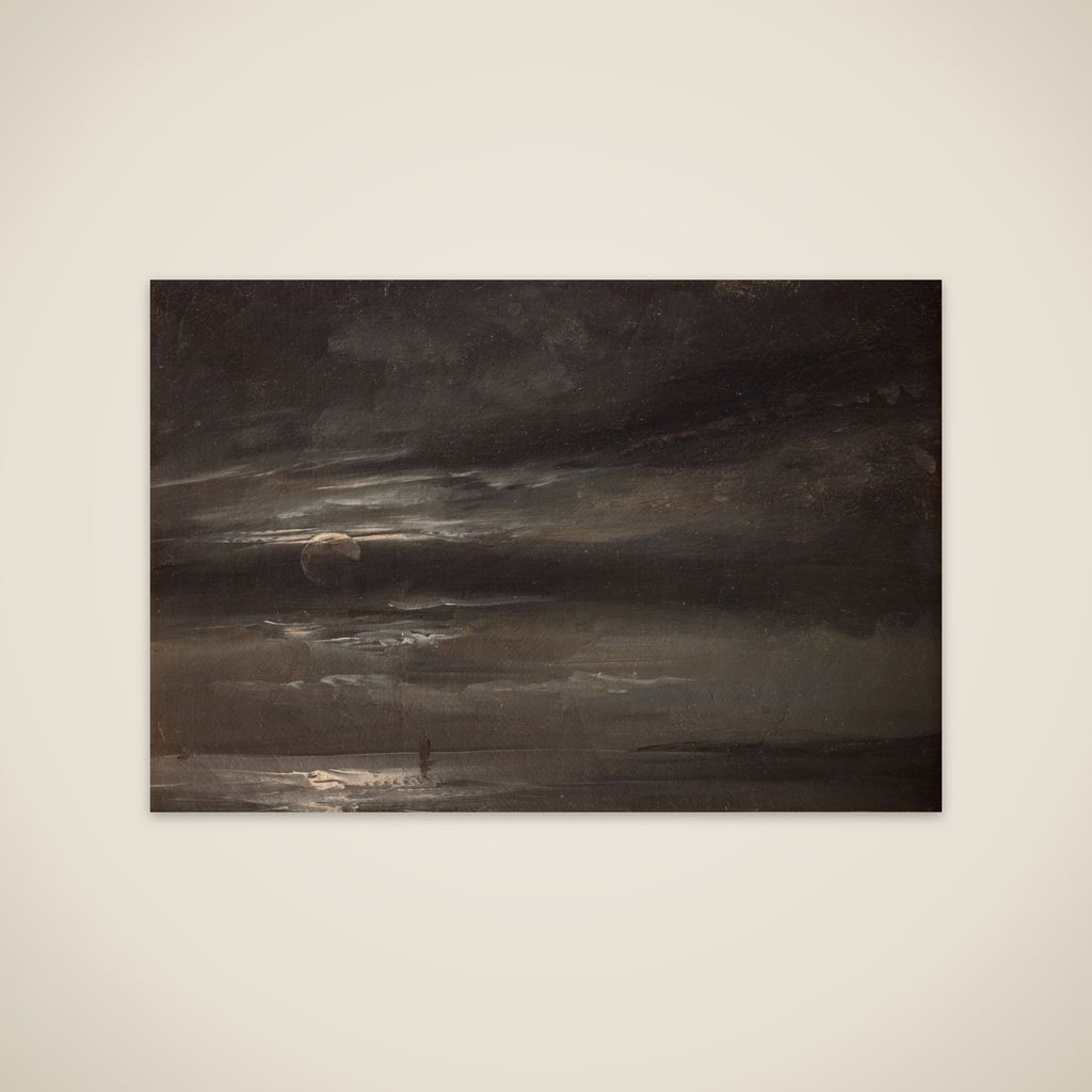 Måneskin over havet unframed print