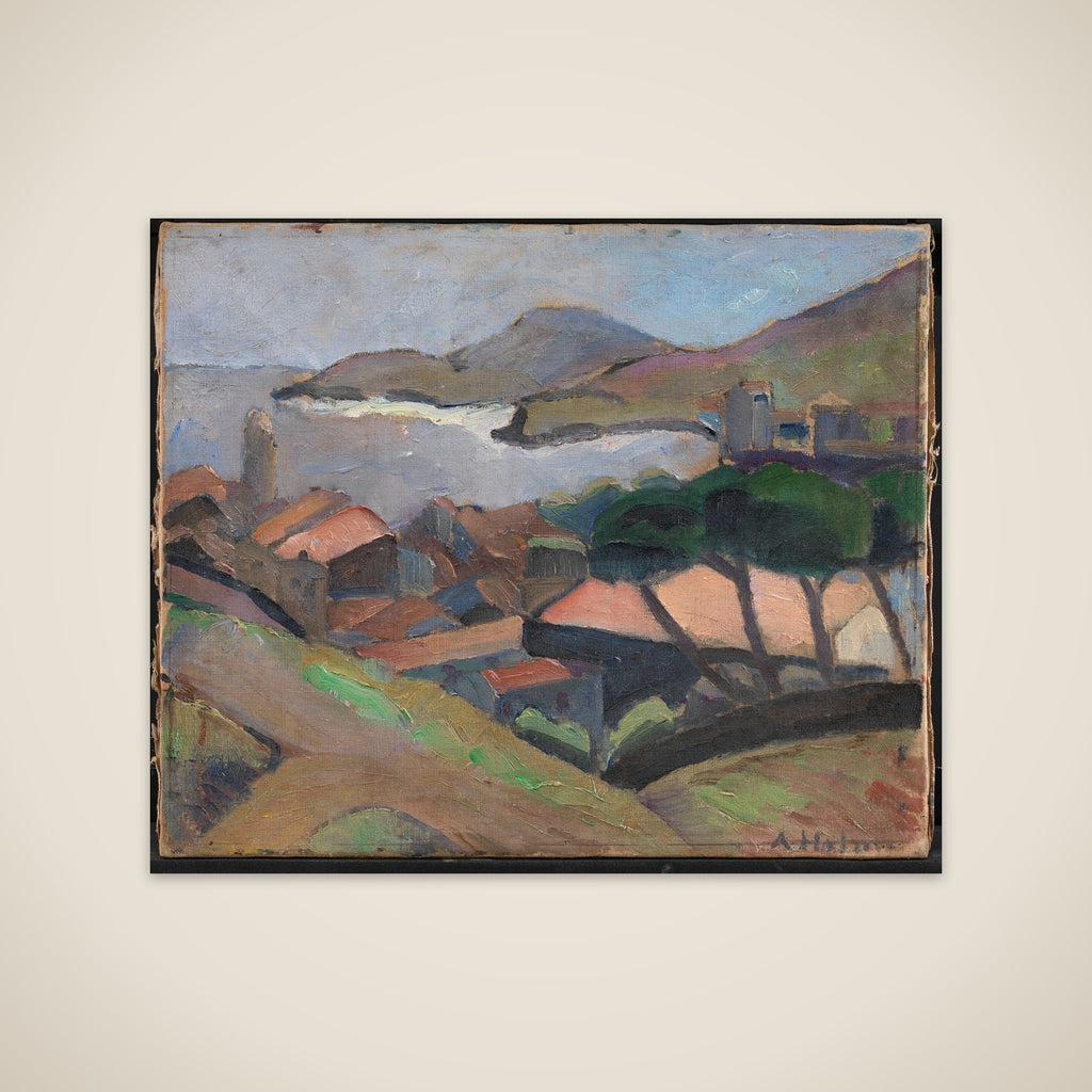 Udsigt over Collioure unframed print