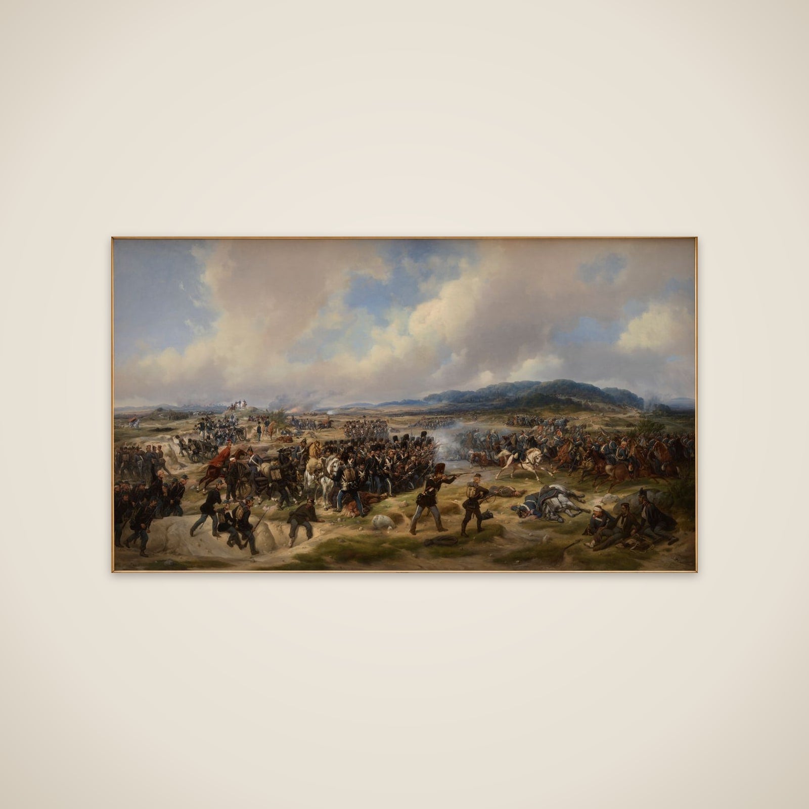 Slaget ved Isted den 25. juli 1850 unframed print