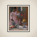 Rose dækker bord framed