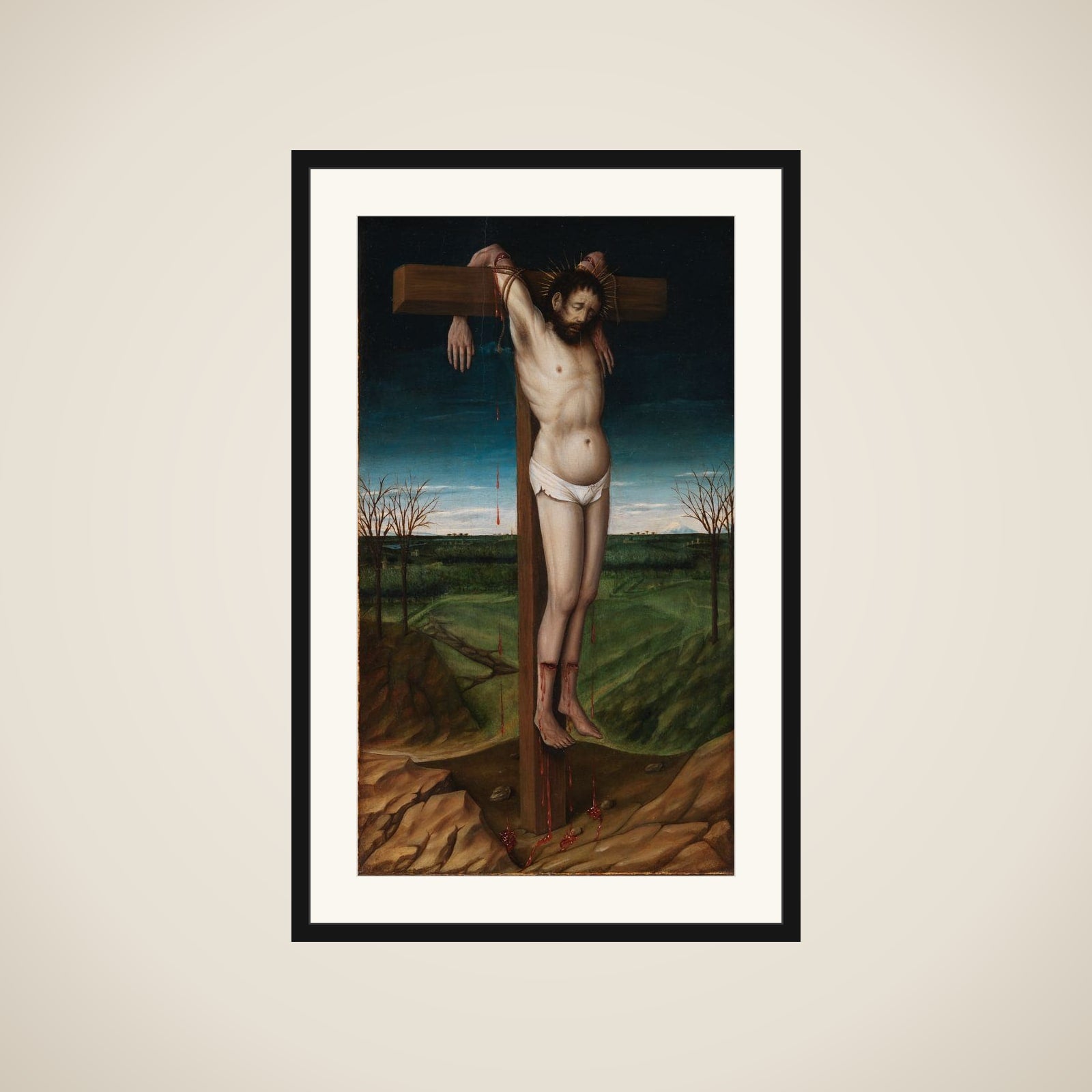 Den gode røver (Skt. Dismas) framed