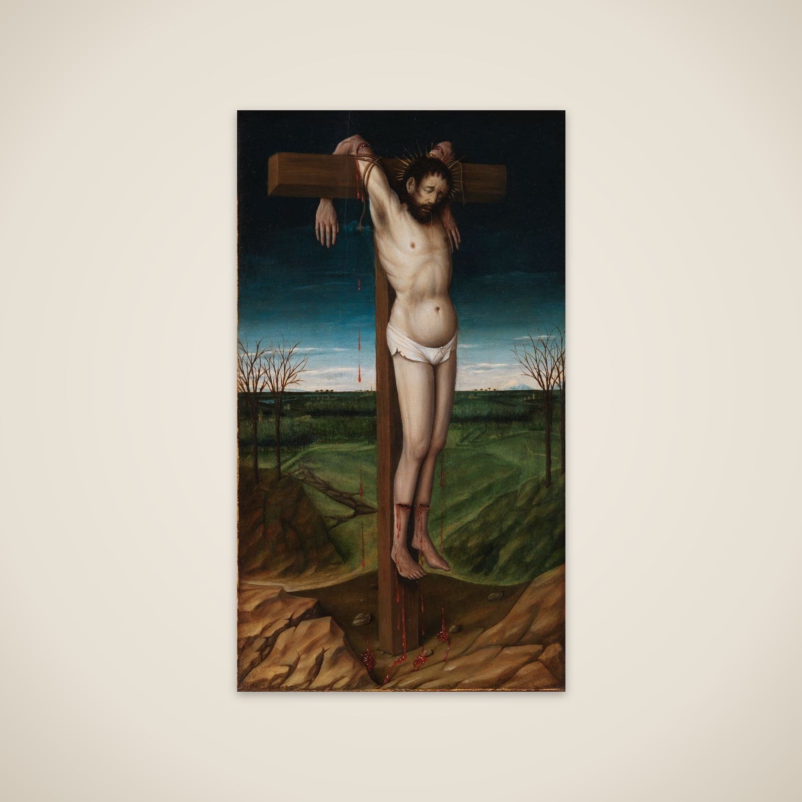 Den gode røver (Skt. Dismas) unframed print