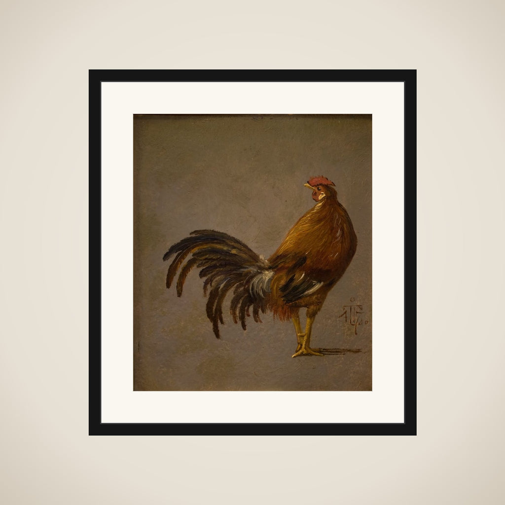 En hane framed