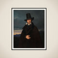 Portræt af den tyske maler Wilhelm von Kaulbach framed