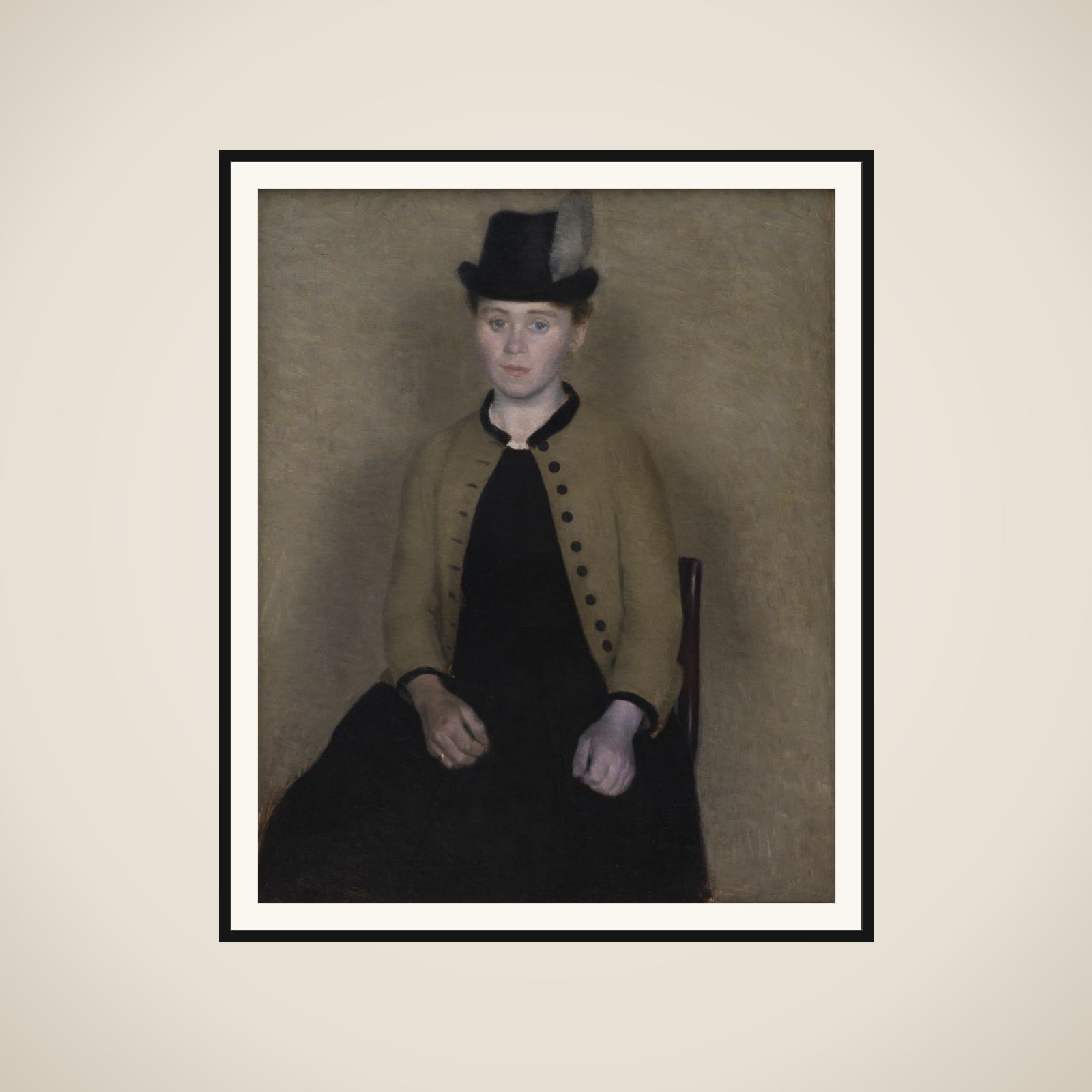 Ida Ilsted, senere kunstnerens hustru framed