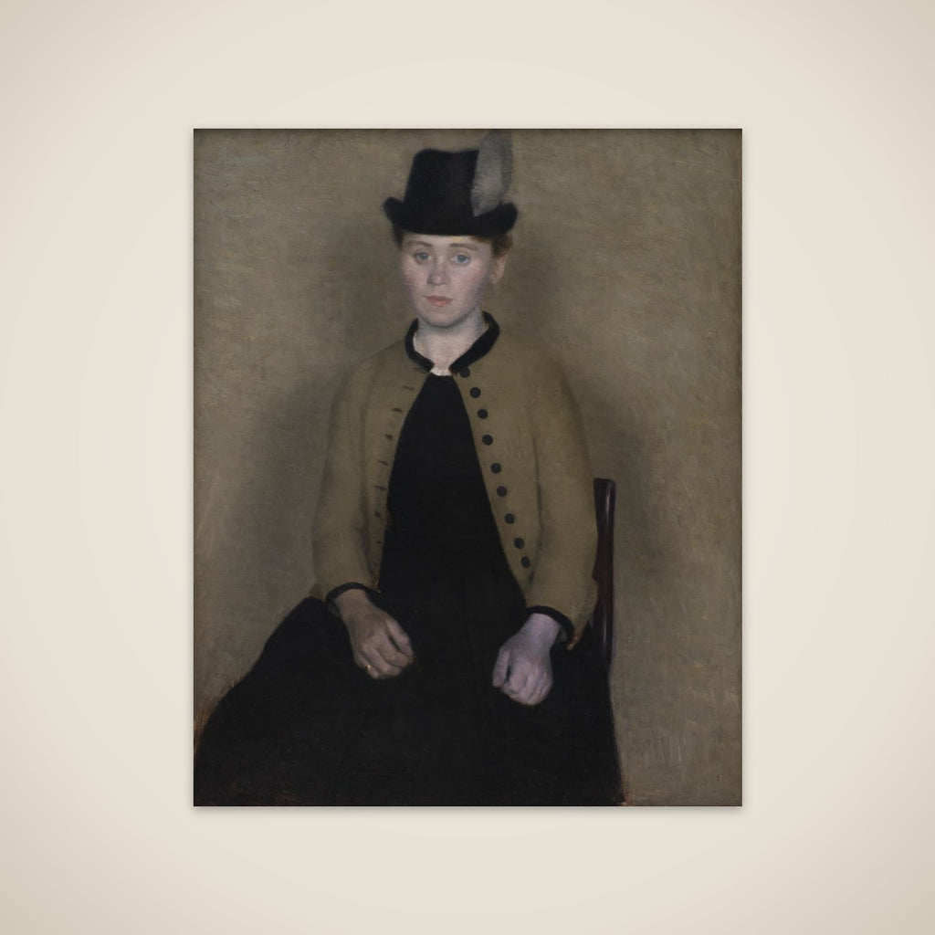 Ida Ilsted, senere kunstnerens hustru unframed print
