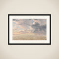 Studie af skyer over Øresund framed