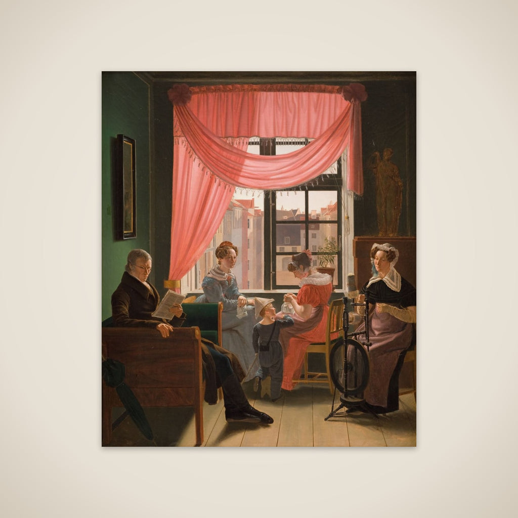 Familiebillede unframed print