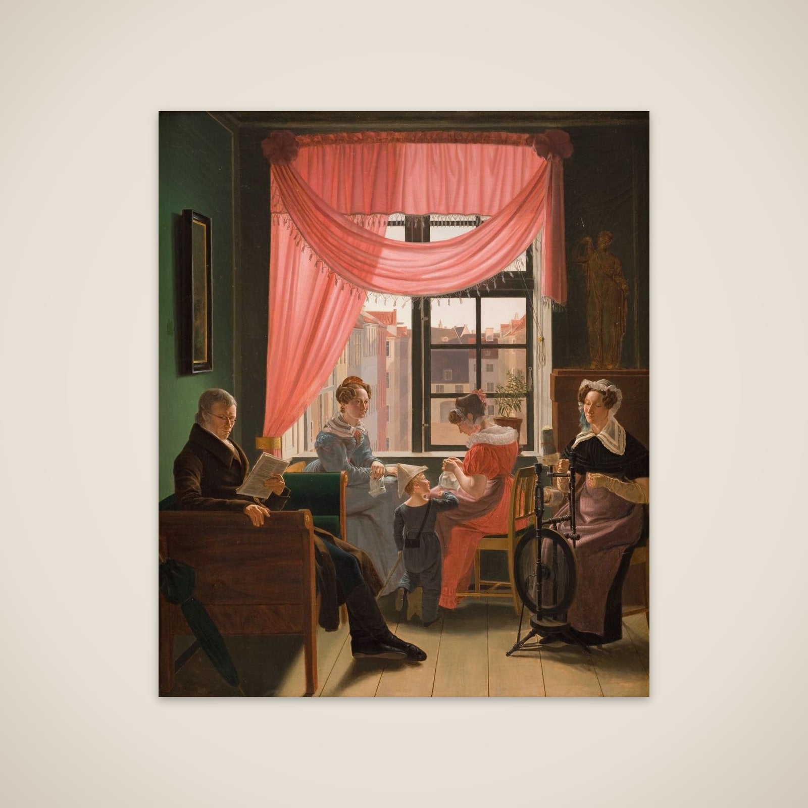 Familiebillede unframed print