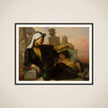 En egyptisk fellahkvinde med sit barn framed