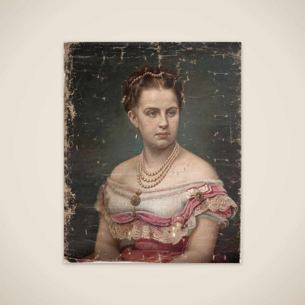 Dronning Olga af Grækenland unframed print