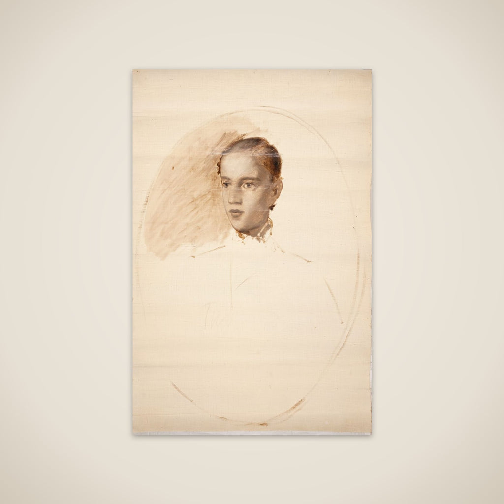 Portrætskitse. Formodentlig kunstnerens søn Thorald Jerichau unframed print