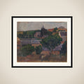Landsby i Bretagne framed