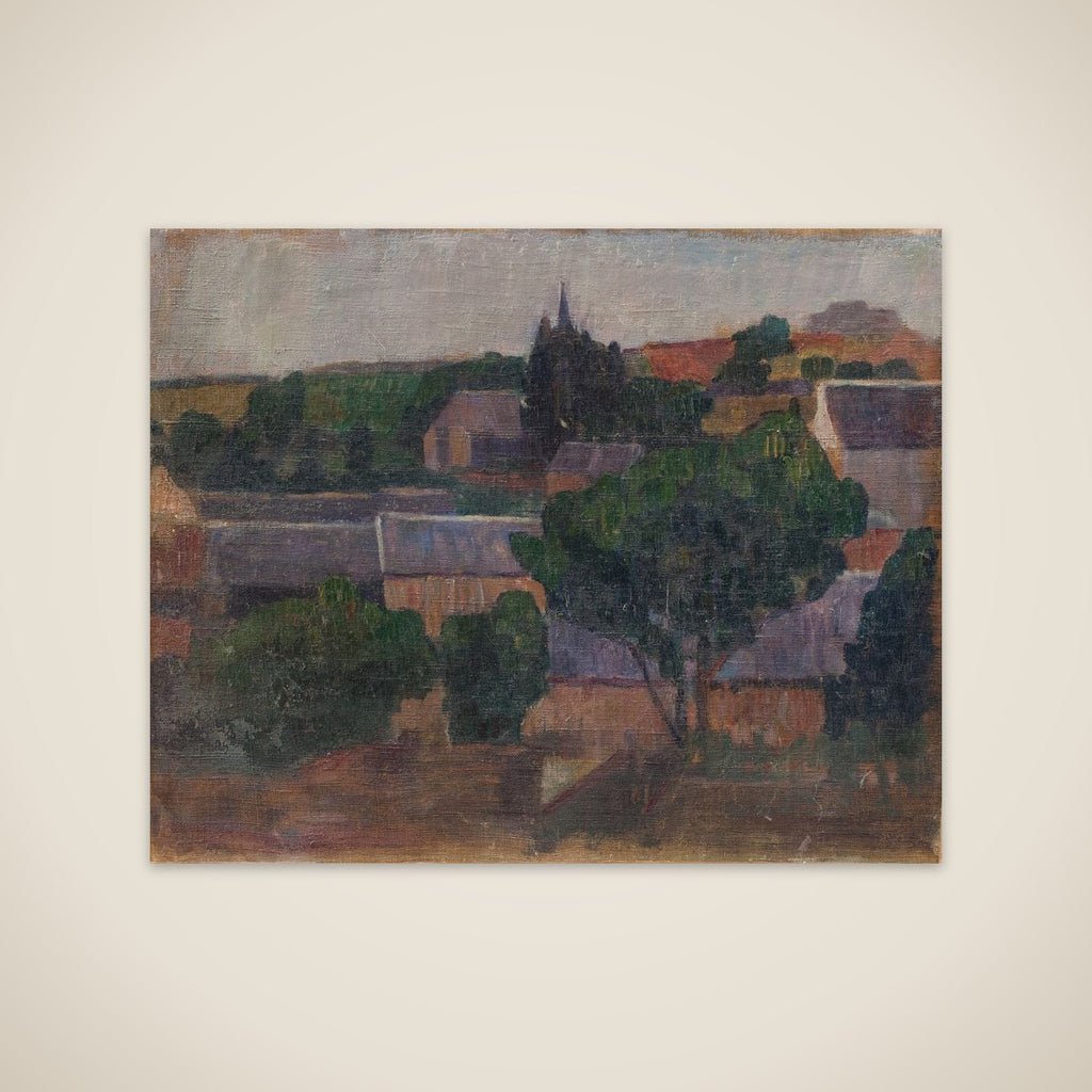 Landsby i Bretagne unframed print