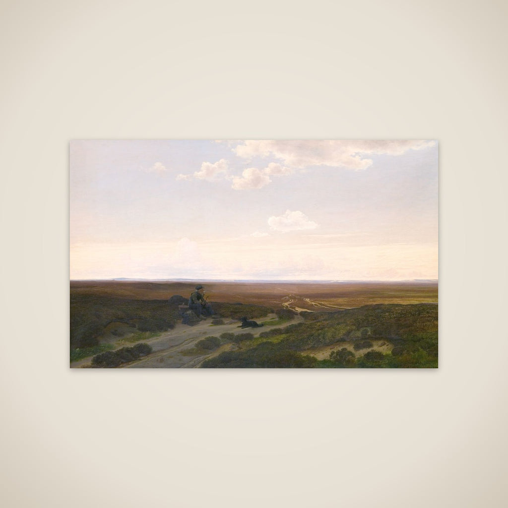 Udsigt over heden ved Pårup nær Silkeborg unframed print