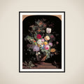 Blomster i en vase framed