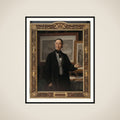 Kunsthistorikeren, professor N. L. Høyen framed