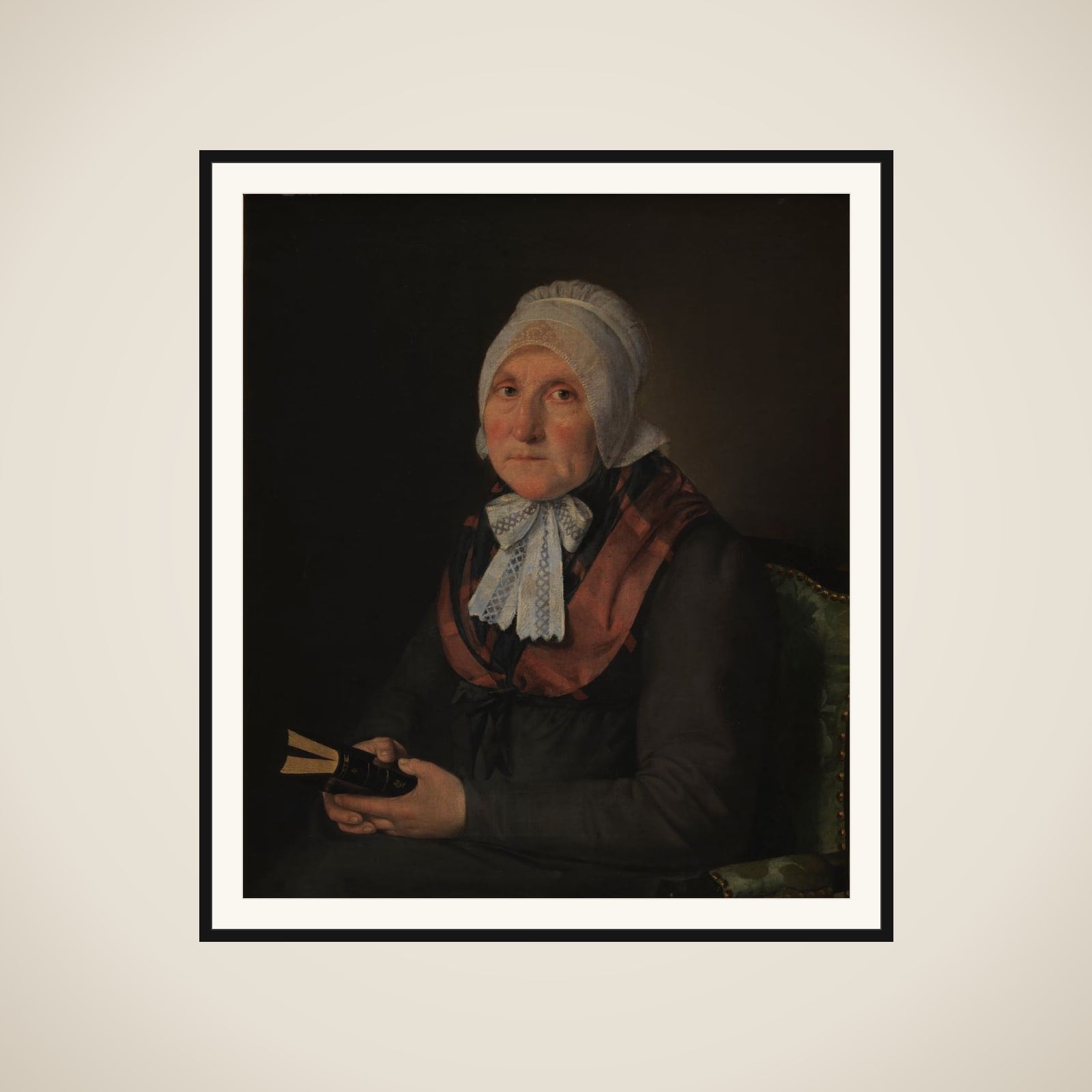 Maria Magdalena Jensen, f. Jessen, kunstnerens moder framed