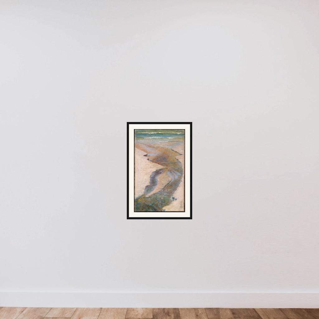 Åens udløb framed — shown to scale