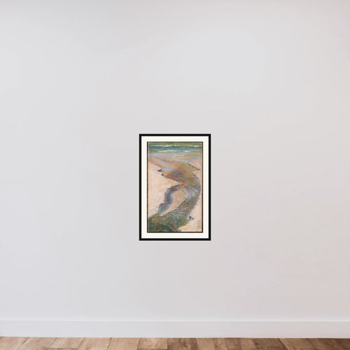 Åens udløb framed — shown to scale