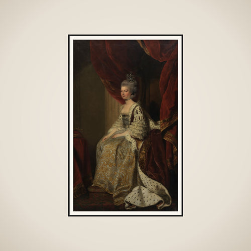 Charlotte Sofie af Mecklenburg-Strelitz. Kong Georg III's gemalinde framed