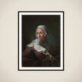 Portræt af Elisabeth Marie Fabritius, født d'Abbestée framed