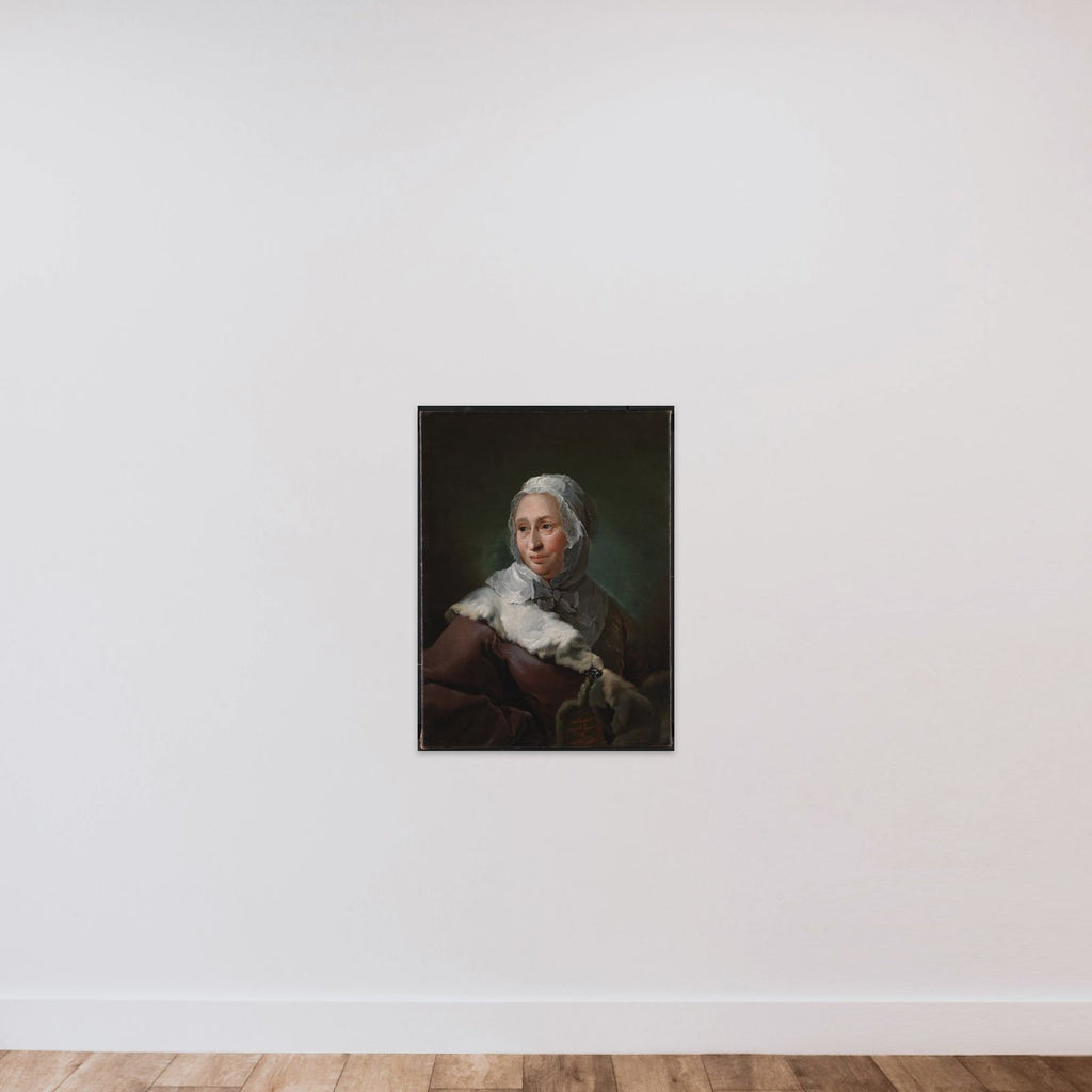 Portræt af Elisabeth Marie Fabritius, født d'Abbestée unframed — shown to scale
