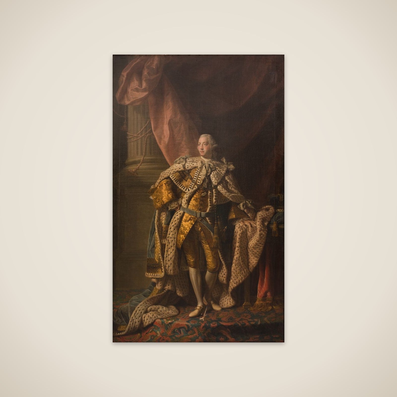 Georg III af England unframed print