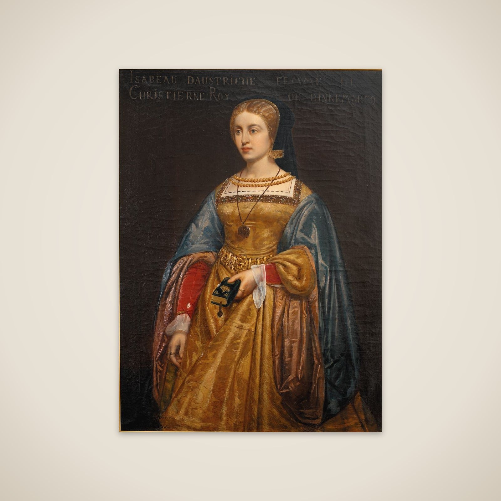 Elisabeth, Christian II's dronning unframed print