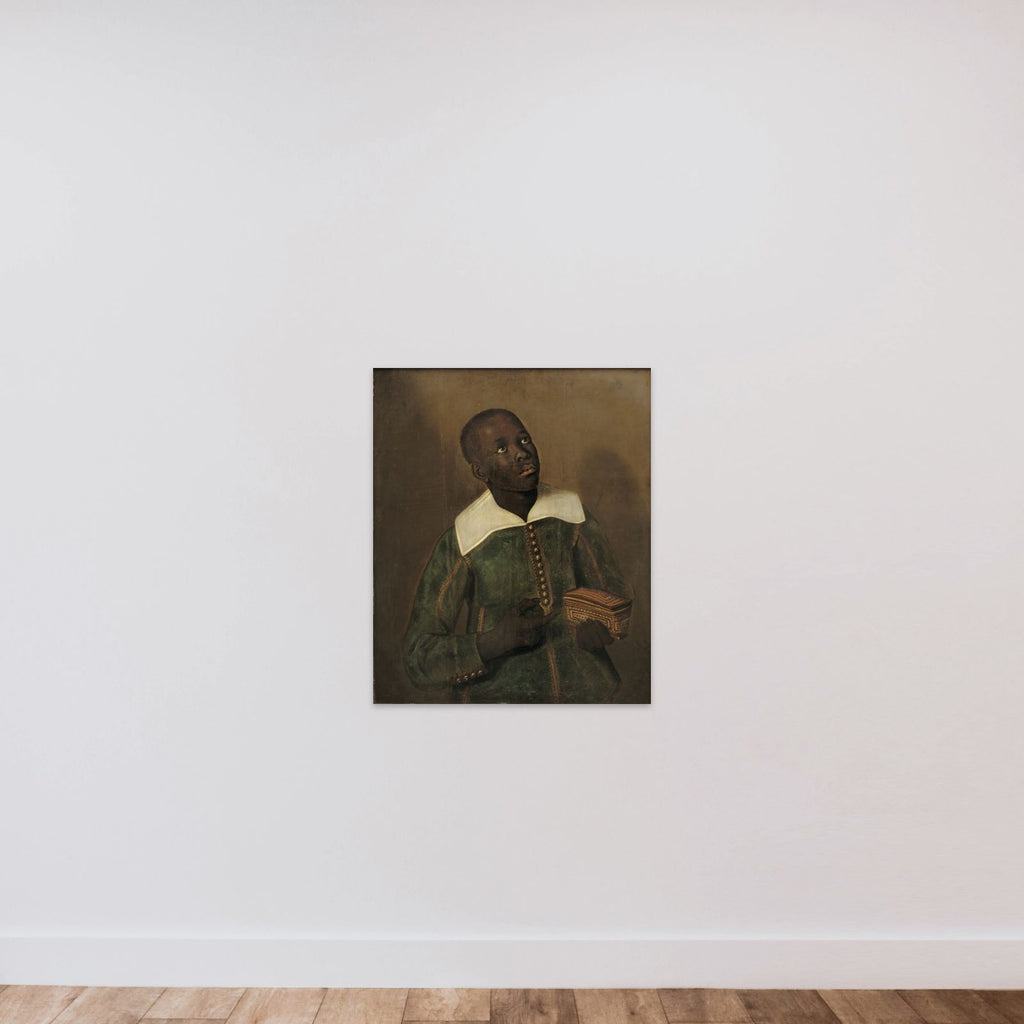 Diego Bemba unframed — shown to scale