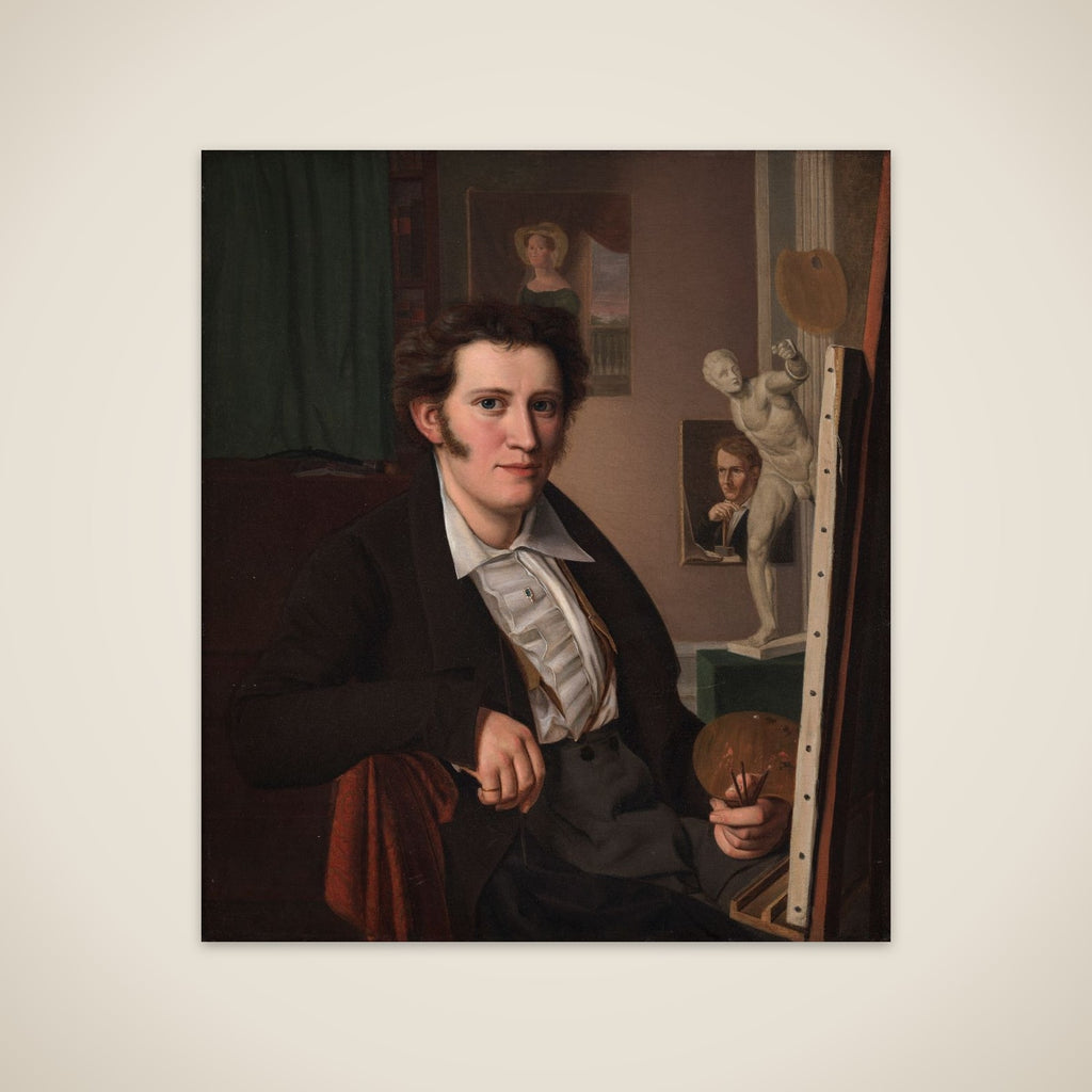 Selvportræt unframed print