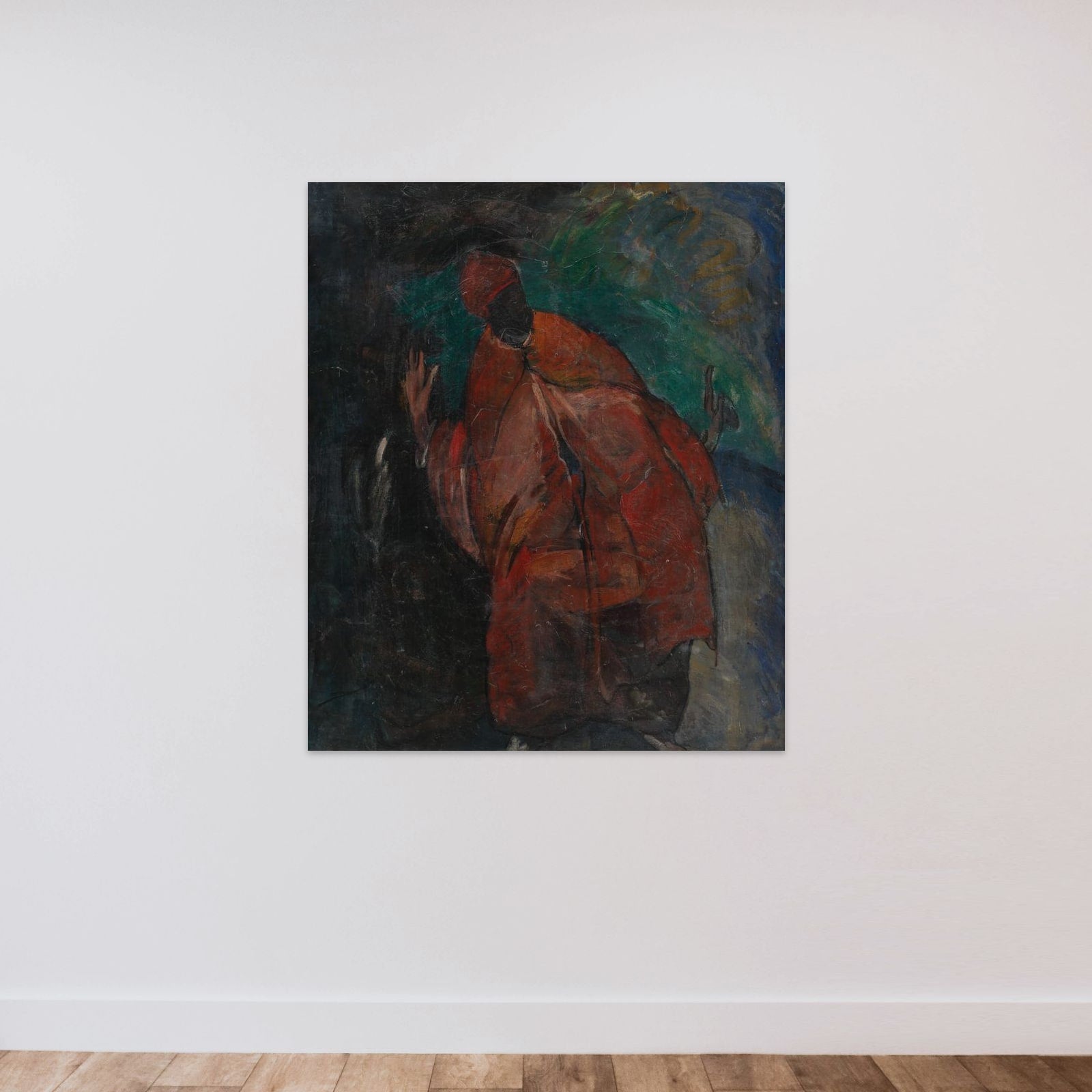 Den sorte profet. Profeter Opus II unframed — shown to scale