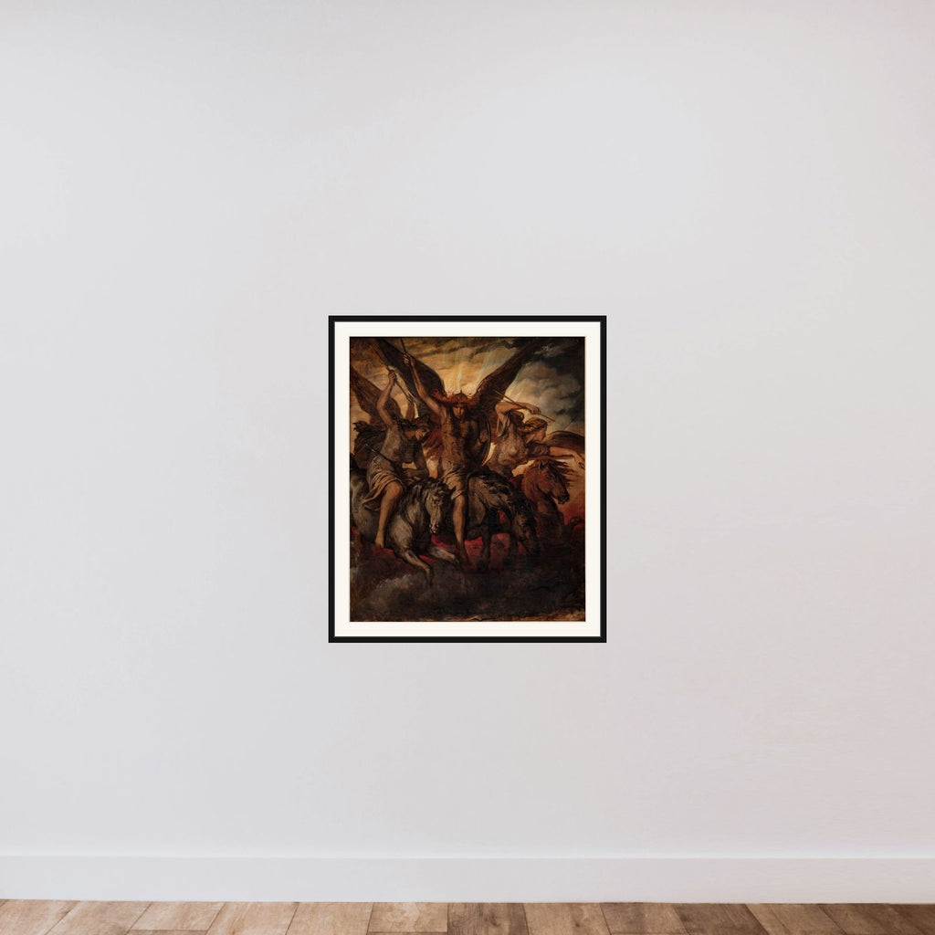Valkyrier framed — shown to scale