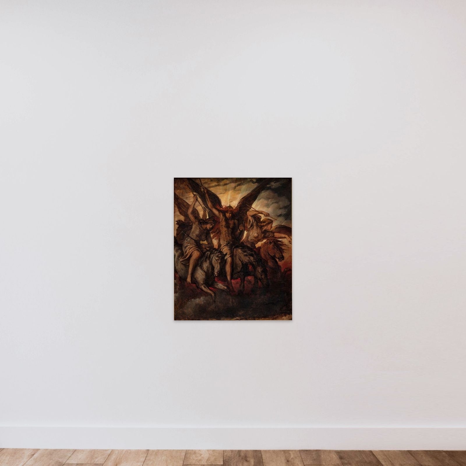 Valkyrier unframed — shown to scale