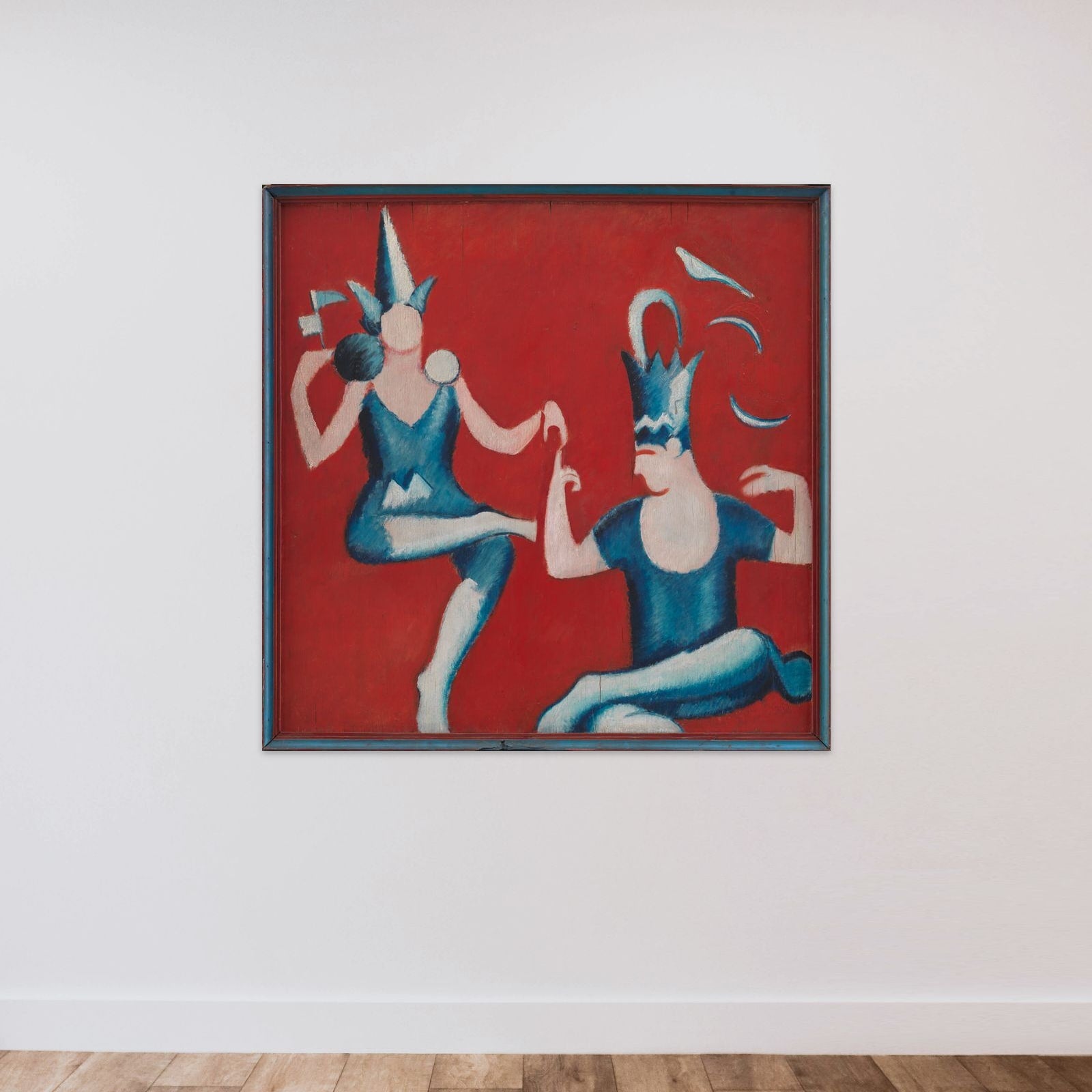 Balletscene unframed — shown to scale